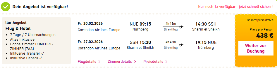 Ägypten Pauschalangebot