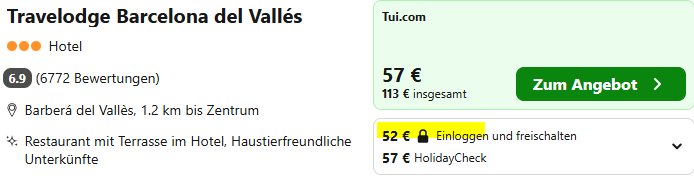 Barcelona Kombi Angebot