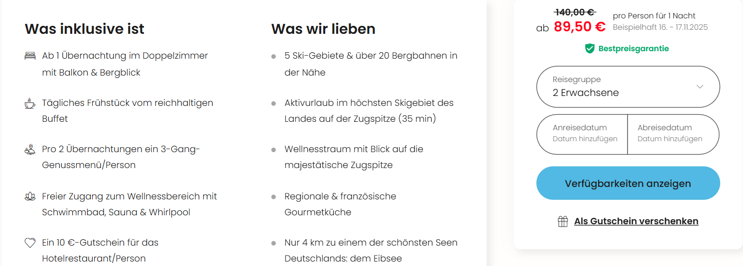 Bayern Hotel Angebot