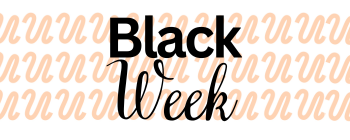 Black Week Placeholder weißer Hintergrund