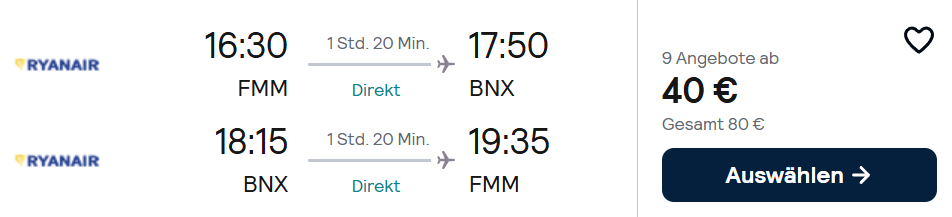 Bosnien Flug Angebot