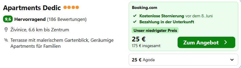 Bosnien Hotel Angebot
