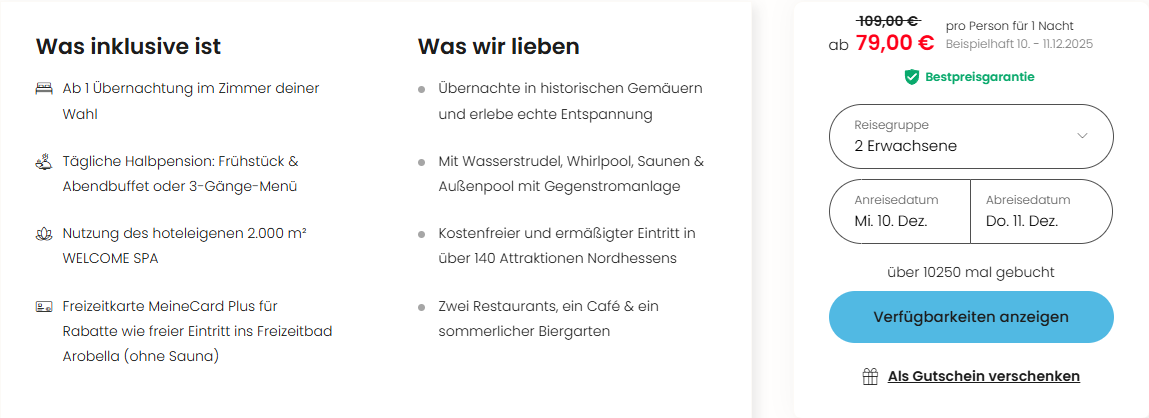 Deutschland Hotel Angebot