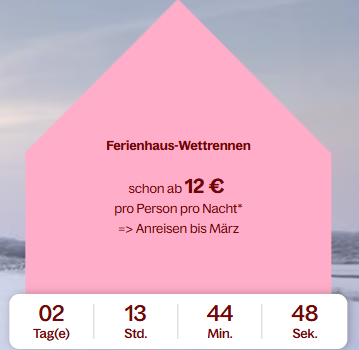 Ferienhaus Angebot