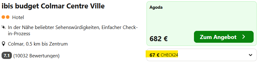 Frankreich Hotel Angebot