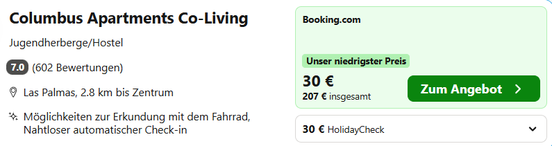 Gran Canaria Flug Angebot