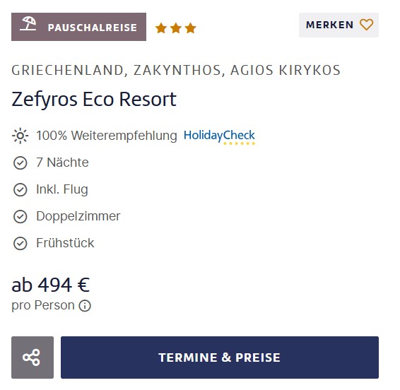 Griechenland Pauschalreise