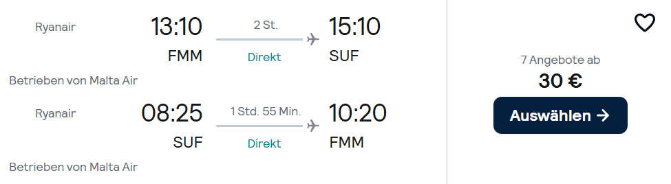 Italien Flug Angebot