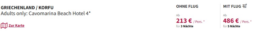 Korfu pauschal