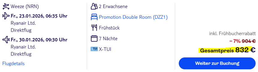 Mallorca Pauschalangebot