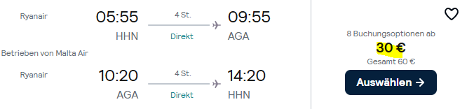 Marokko Kombi Angebot