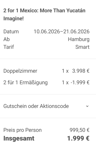 Mexiko Rundreise Angebot