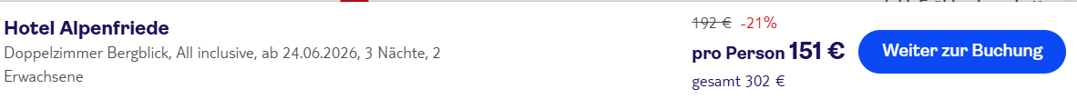 Österreich Hotel Angebot