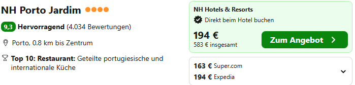 Porto Kombi Angebot