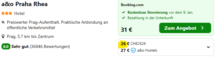 Tschechien Hotel Angebot