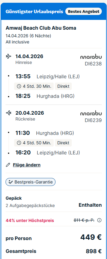 Ägypten Reise Angebot