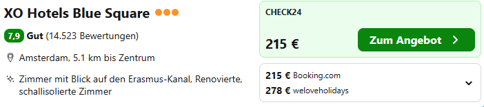 Amsterdam Hotelangebot