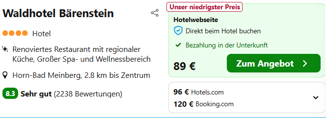Deutschland Hotel Angebot