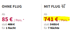 Madeira Pauschalangebot