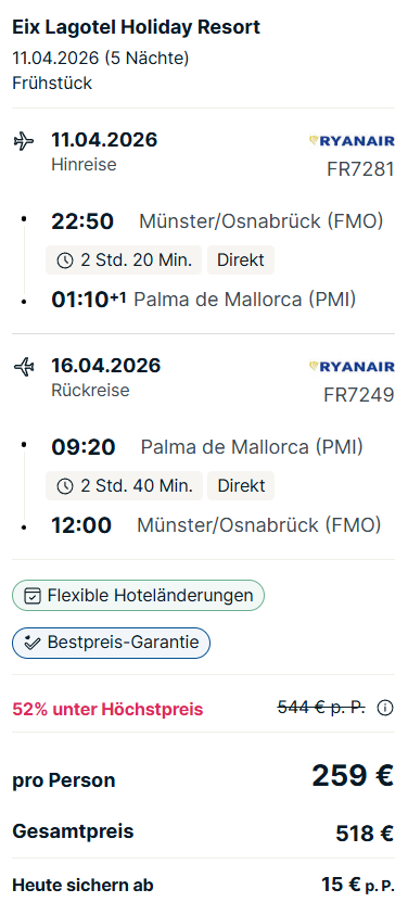 Mallorca Reise Angebot