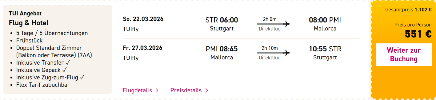 Mallorca Reise Angebot