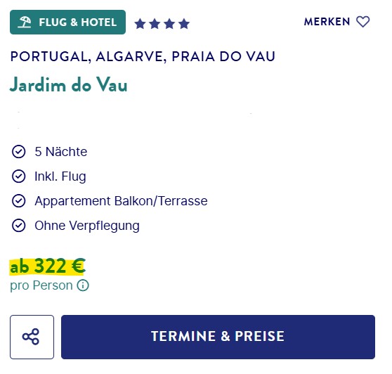 Portugal Pauschalreise