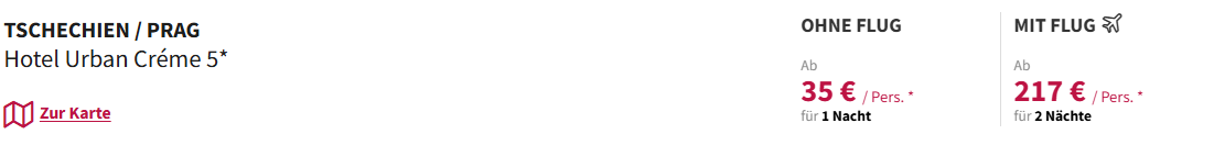 Prag Hotel Angebot