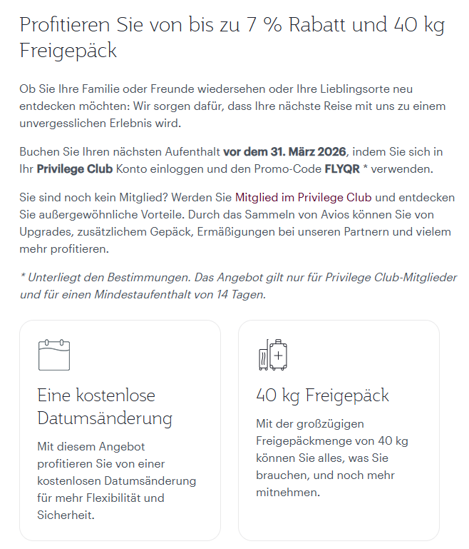 Qatar Aktion Angebot