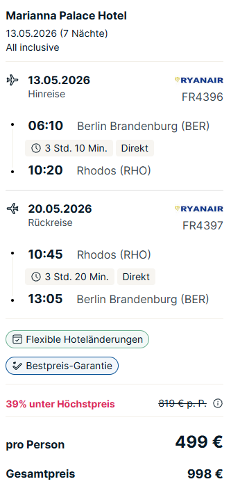 Rhodos pauschal