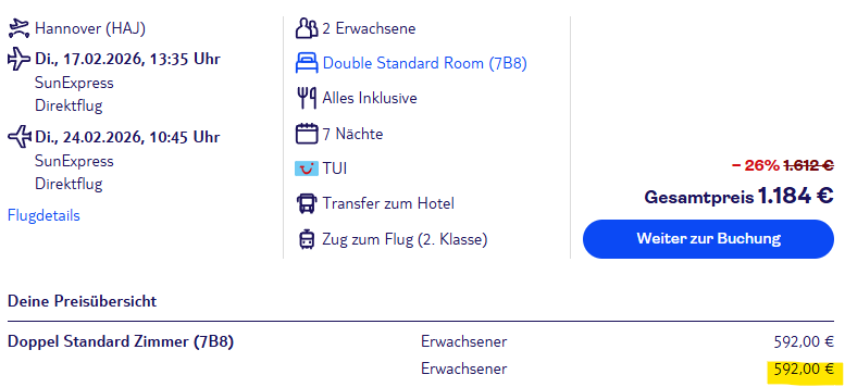 Türkei Pauschalreise Angebot