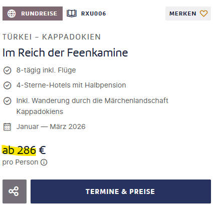 Türkei Rundreise Angebot