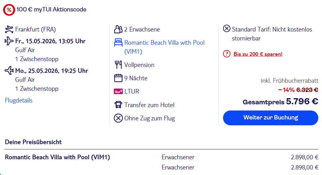 Malediven Reise Angebot