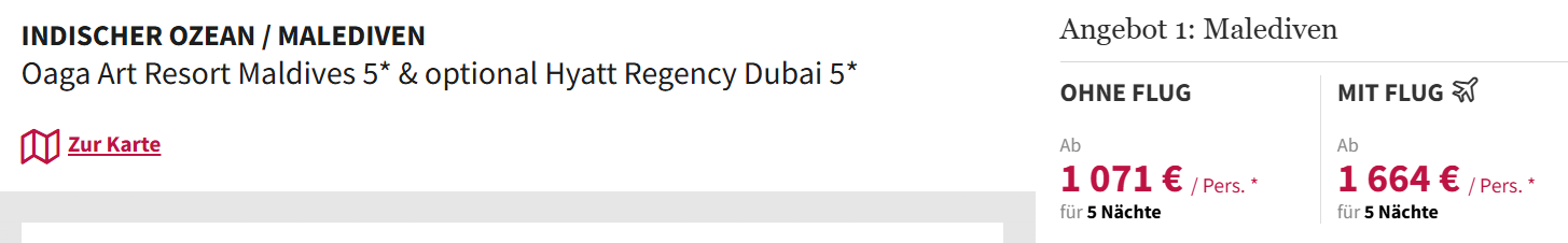 Malediven pauschal
