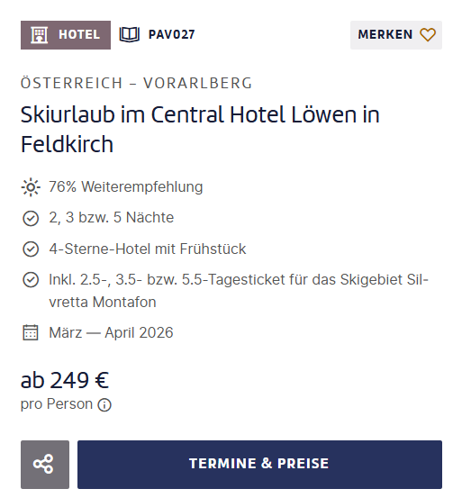 Österreich Hotel Angebot
