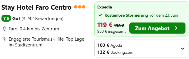 Portugal Hotel Angebot