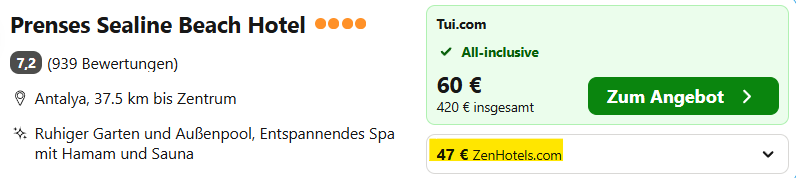Türkei Hotel Angebot