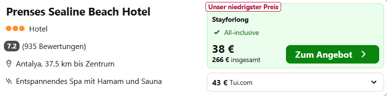 Türkei Hotel Angebot