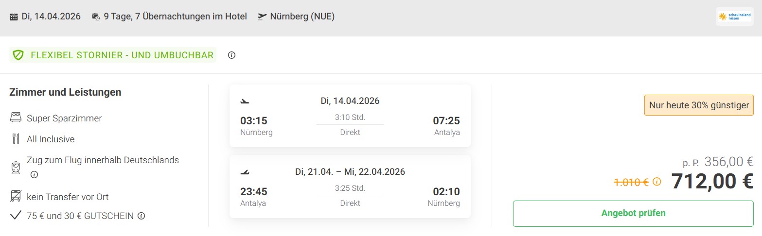 Türkei Reise Angebot