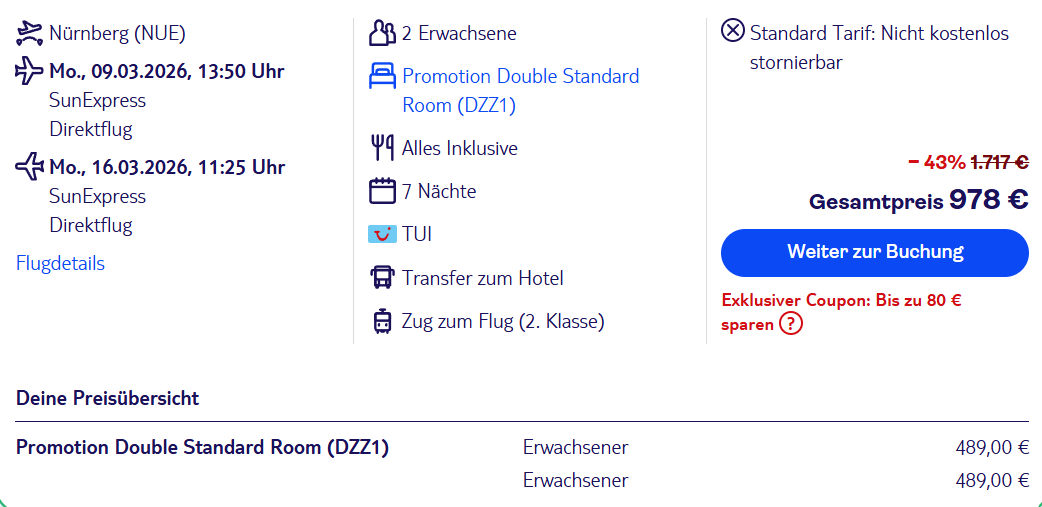 Türkei Reise Angebot