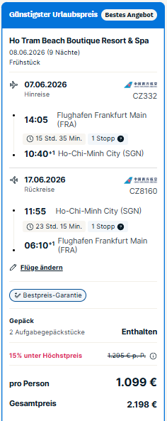 Vietnam Reise Angebot