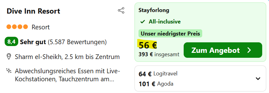 Ägypten Hotel Angebot