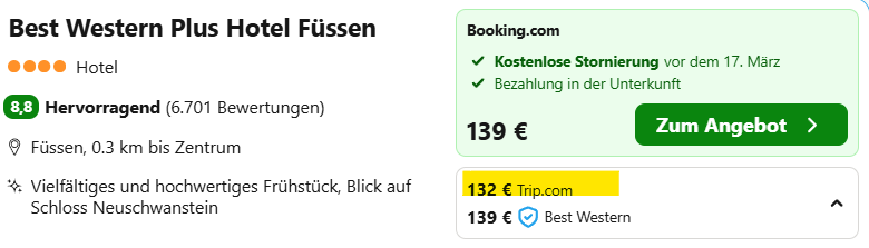 Deutschland Hotel Angebot
