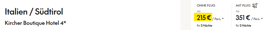 Italien Hotel Angebot