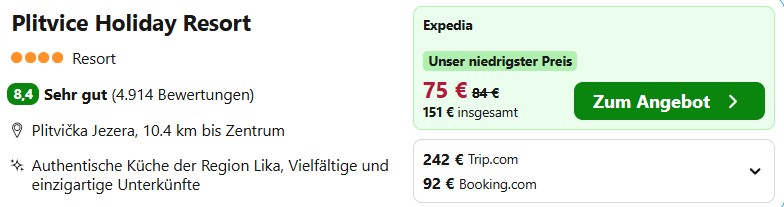 Kroatien Hotel Angebot