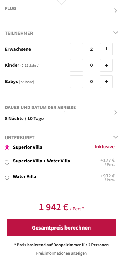 Malediven Reise Angebot