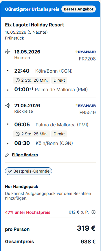 Mallorca Reise Angebot