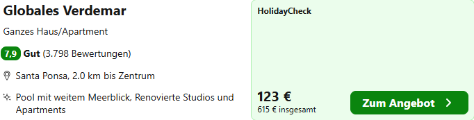 Mallorca Pauschalangebot