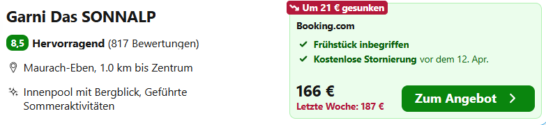Österreich Hotel Angebot