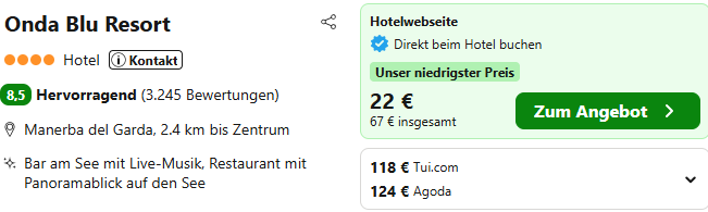 Gardasee Hotelangebot
