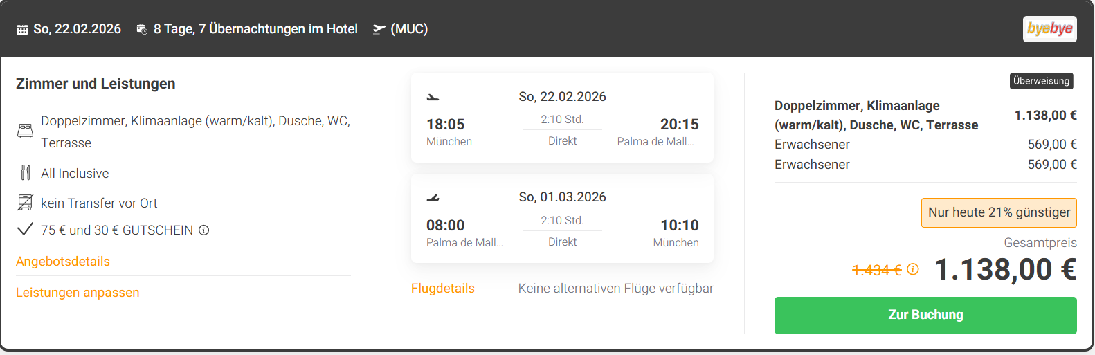 Mallorca Reise Angebot